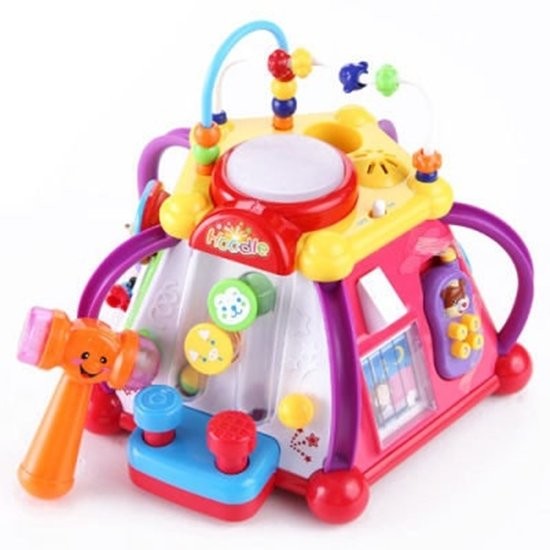 匯樂 故事機 遊戲機 快樂小天地 六面音樂盒(15合1) 匯樂正品 快樂天地 多功能 六面趣味機 【G33001801】-細節圖3