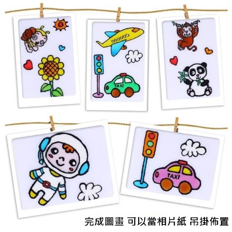 3D貼紙 立體膠畫 畫畫貼紙(豪華版) 魔術畫畫貼 3D畫畫貼 畫貼紙 立體貼紙 畫圖貼紙【G44002501】-細節圖6