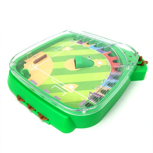 桌遊 棒球機 棒球彈射台(2人對戰) 彈珠檯 棒球練習機 打棒球 彈射棒球 棒球場 親子互動【G66006201】-細節圖9