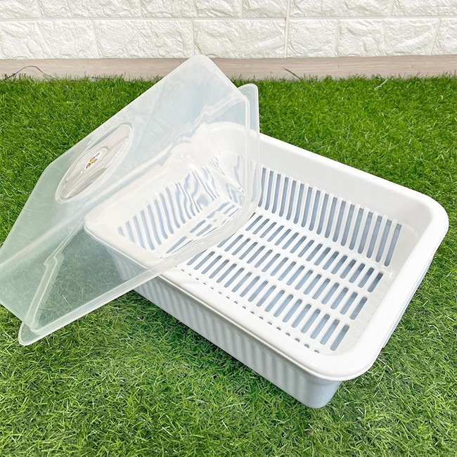 碗籃 野餐碗籃 碗筷籃 掀蓋碗籃 K002 餐具 收納 瀝水 盤 筷 整理 露營 MIT 【H22001701】-細節圖4