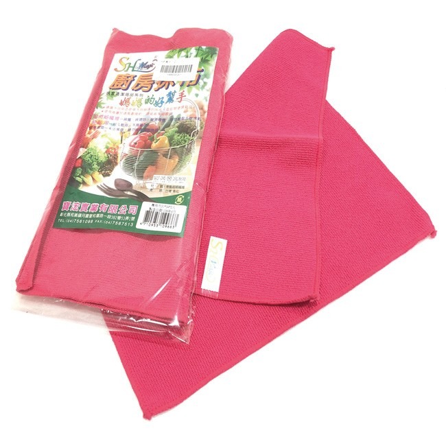 廚房抹布 擦拭布 萬用巾(2入) 台灣製造 居家清潔 超細纖維 擦車布 擦拭 吸水毛巾【H66000201】-細節圖4