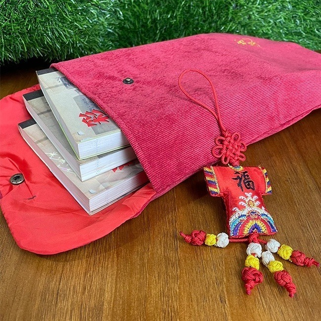 經書袋 書套 絨布書袋(5款) 經書套 佛經袋 書套 宗教商品 手抄經文 法寶袋 平板套 收納袋【M770001】-細節圖7