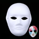 全臉面具 (全臉 單入)紙面具 畫臉面具 彩繪面具 空白面具 DIY面具 白臉譜 (附鬆緊帶)【T11000101】-規格圖4