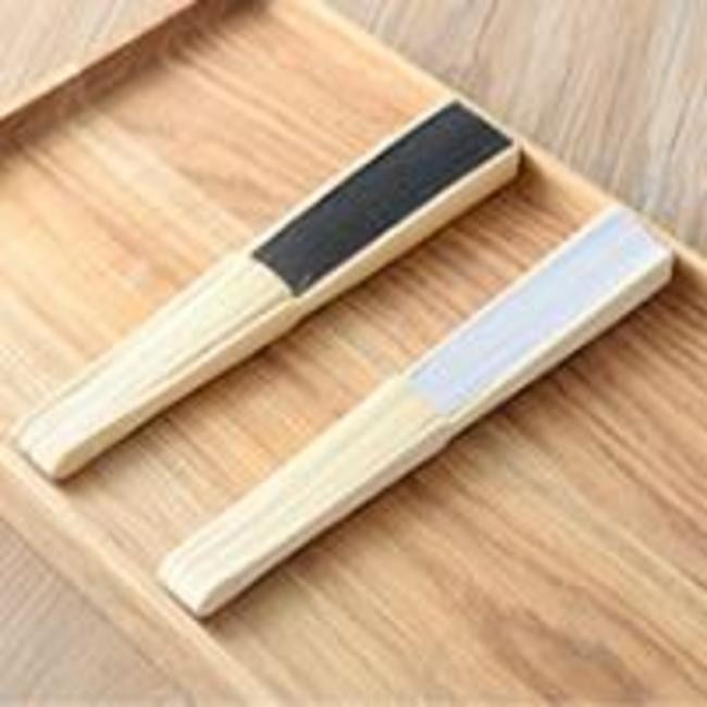 空白扇 空白紙扇 紙扇 (21cm/小號) 結婚扇 表演扇 葬禮扇 畫畫扇 手工扇【T110002】-細節圖2