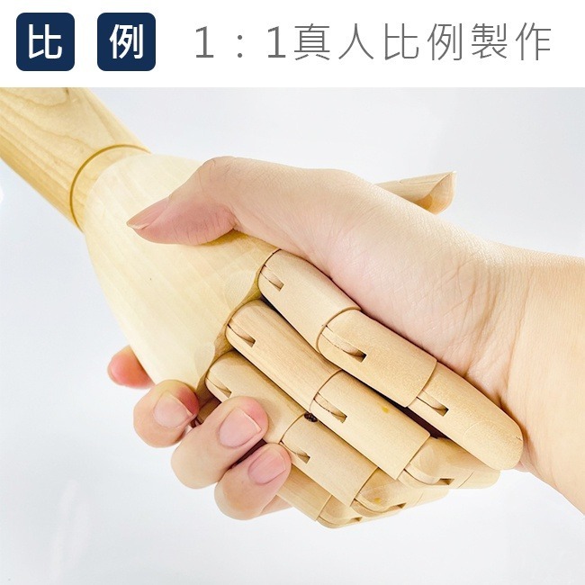 木手模型 木頭手 手部模型 畫畫 木手 繪畫素體 素描 漫畫 假人手 擺設 靜物寫生【T110050】-細節圖6