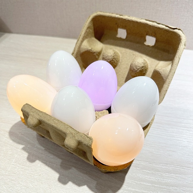 復活節 LED 塑膠彩蛋 發光彩蛋殼 空白蛋 扭蛋殼 DIY 造型蛋燈 小夜燈 蠟燭燈【T11006001】-細節圖5