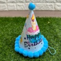 毛球帽 生日帽子 (12款任選) 壽星帽 蛋糕 慶生 生日帽 派對帽子 兒童帽 蛋糕帽子【P110077】-規格圖7