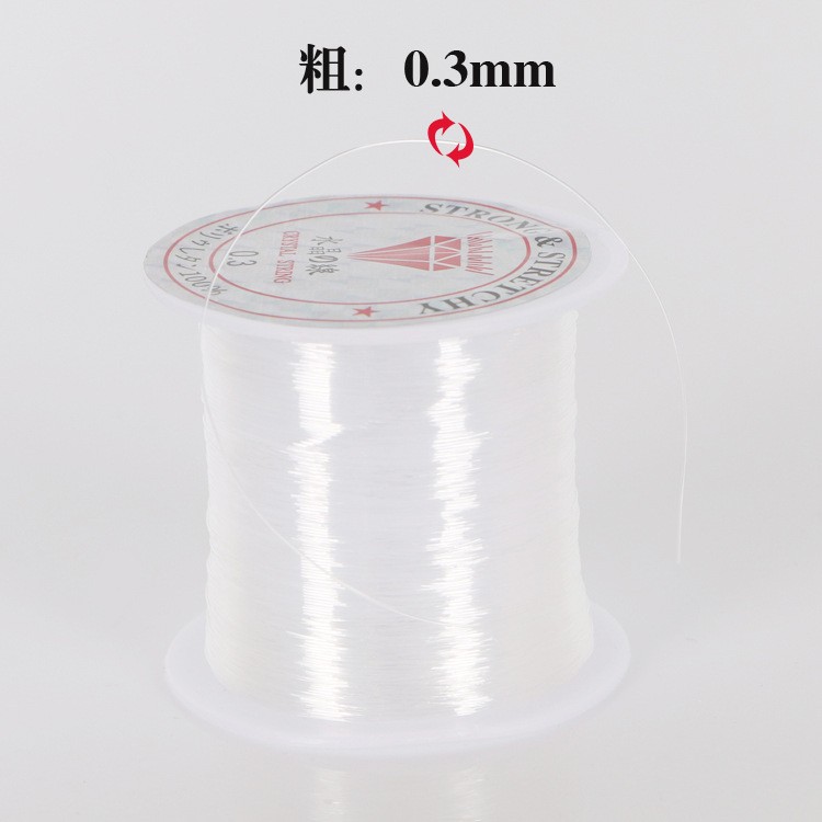 80m 氣球線 (1捆入) 透明氣球線 釣魚線 綁繩 繩子 氣球繩子 氣球繩 透明線【P11008601】-細節圖2