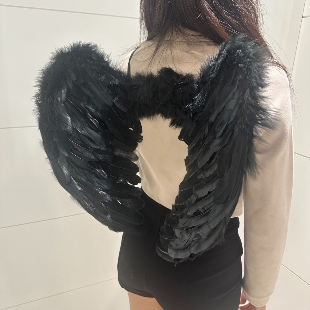 (中號) 成人裝扮 翅膀 羽毛翅膀天使翅膀 天使愛心 萬聖節/聖誕節/角色扮演 配件 道具【P22000】-細節圖8