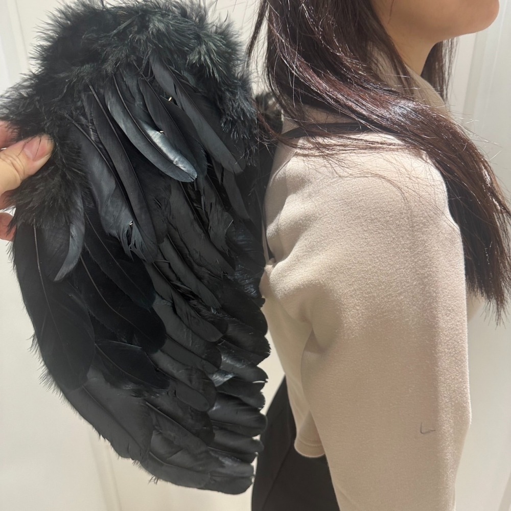 (中號) 成人裝扮 翅膀 羽毛翅膀天使翅膀 天使愛心 萬聖節/聖誕節/角色扮演 配件 道具【P22000】-細節圖9