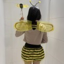 萬聖節 蜜蜂翅膀 瓢蟲裝扮 蜜蜂舞會裝扮 天使翅膀 昆蟲翅膀 派對 cosplay 變裝秀 兒童遊行【P220014】-規格圖8