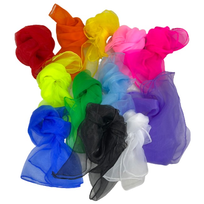 跳舞 方巾 彩色絲巾 (60cm) 四方巾 舞蹈紗巾 雪紡紗巾 水兵舞 圍脖 防曬巾 絲巾 圍巾 防風巾-細節圖9