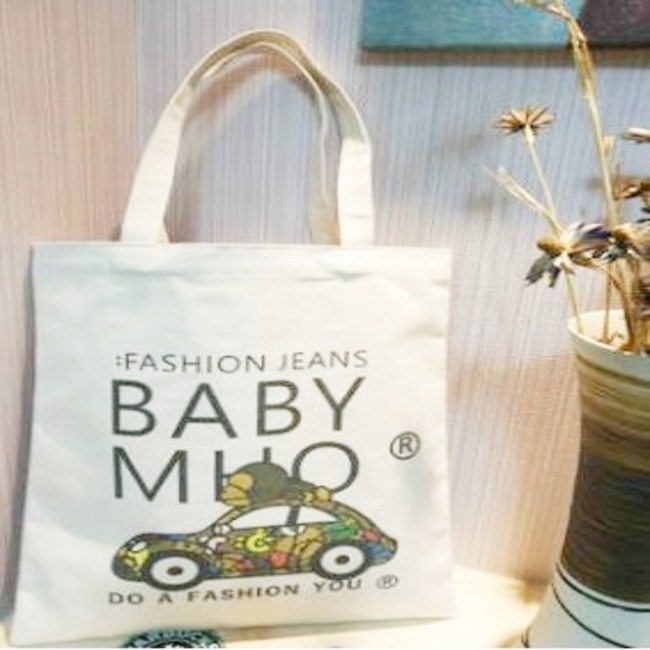 客製化 胚布袋 小號27*35 帆布袋 訂製 空白袋 蝶古巴特 手提袋 購物袋 環保袋【S33002201】-細節圖9