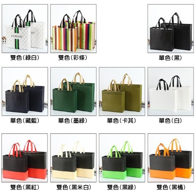 客製化 不織布提袋 覆膜袋(中號) 印刷 橫式有底有側 環保袋 手提袋 購物袋 禮贈品 不織布提袋【S330030】-細節圖4