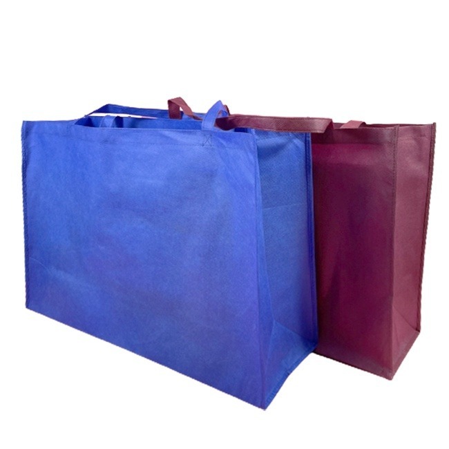 加大 不織布提袋 (雙色) 肩背 洗衣袋 有底有側袋 環保袋 手提袋 購物袋 禮贈品 背袋 側背袋【S3300】-細節圖7