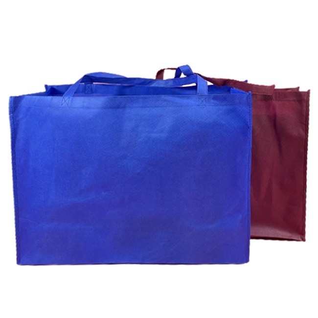 加大 不織布提袋 (雙色) 肩背 洗衣袋 有底有側袋 環保袋 手提袋 購物袋 禮贈品 背袋 側背袋【S3300】-細節圖8