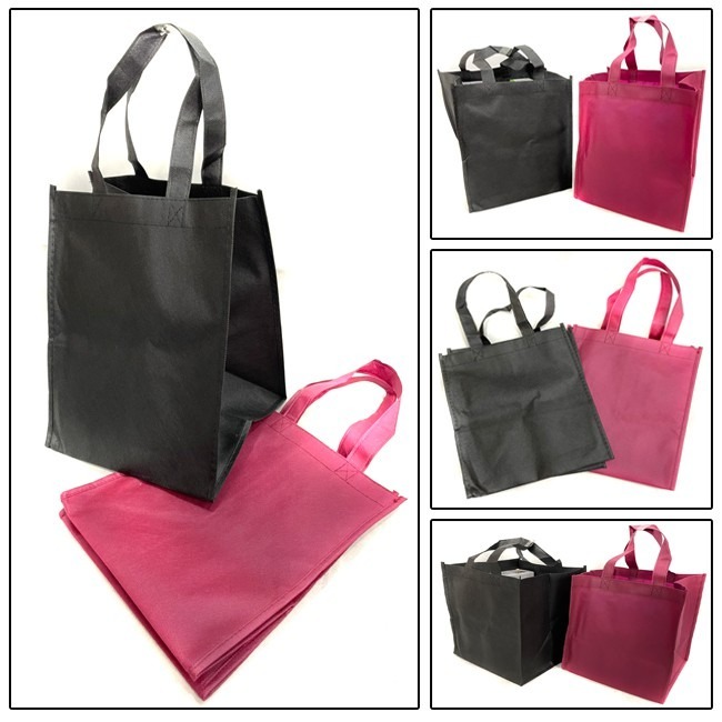 不織布 便當袋 (3色) 四方底 可印刷 外帶提袋 熊貓外送 手提袋 環保袋 飲料袋 購物袋【S330057】-細節圖7