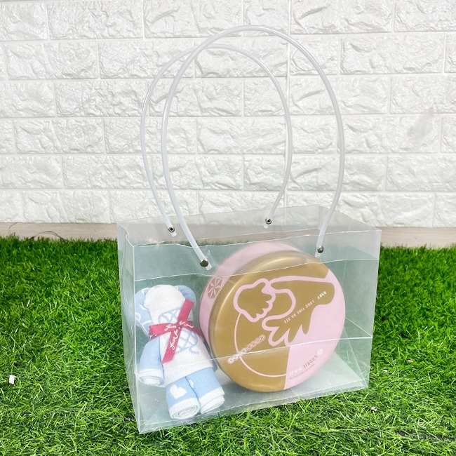 防水袋 PP提袋 (花袋 橫式) 禮品袋 精品袋 手提袋 鮮花袋 環保袋 購物袋 包裝袋【S330158】-細節圖6