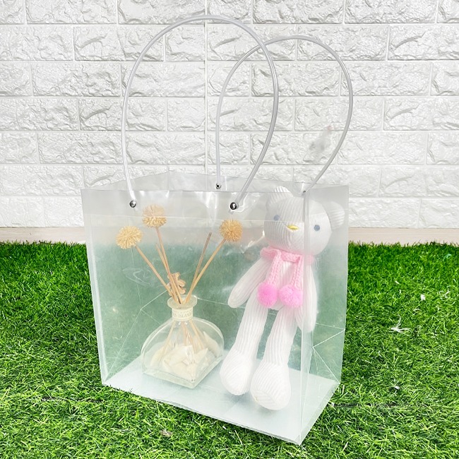 防水袋 PP提袋 (花袋 橫式) 禮品袋 精品袋 手提袋 鮮花袋 環保袋 購物袋 包裝袋【S330158】-細節圖7