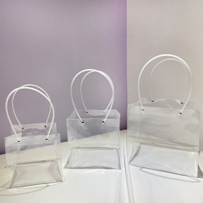 PP 手提蛋糕袋 透明袋 (6尺寸 立方體) 防水 禮品袋 塑膠袋 網美袋 透明袋 環保袋 飲料袋【S330159】-細節圖9