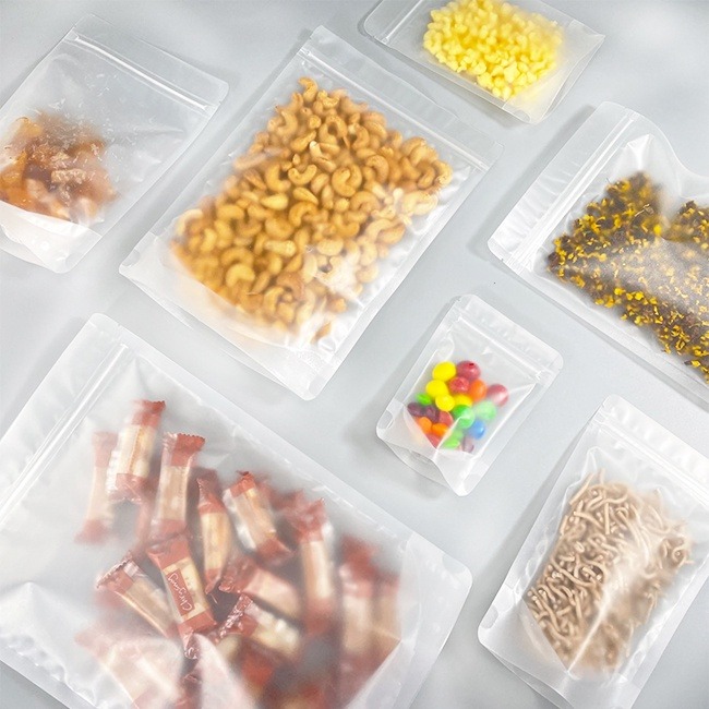 磨砂拉骨自立袋 (100入) 封口袋 自封袋 密封袋 茶葉袋 夾鏈袋 站立袋 包裝袋 牛軋糖袋【S660007】-細節圖6