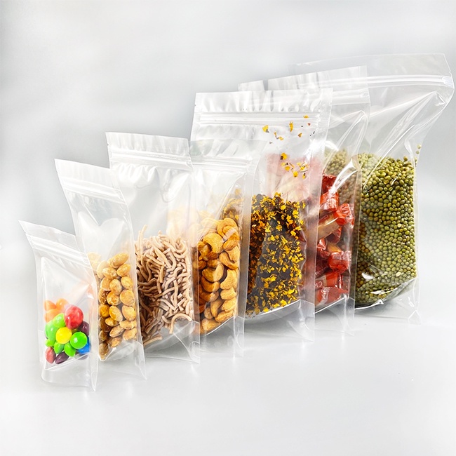 透明 拉骨袋 (自立-100入) 封口袋 自封袋 密封袋 茶葉袋 夾鏈袋 站立袋 包裝袋 牛軋糖袋【S660008】-細節圖7