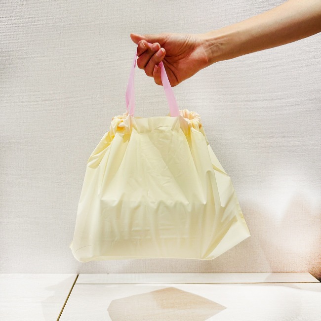 外帶打包袋 拉繩束口袋 (單色-大號) 客製LOGO 束口拉拉袋 手提袋 塑膠袋 包裝袋 便當袋【S660027】-細節圖8