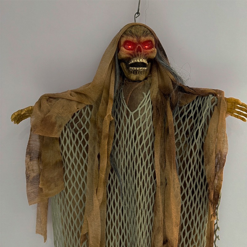 萬聖節 開心旋轉鬼 小吊鬼 骷髏鬼 鬼新娘 整人玩具 骷髏頭 逃脫遊戲 鬼屋布置 恐怖裝飾【W440006】-細節圖5