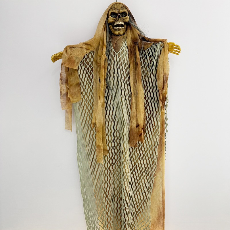 萬聖節 開心旋轉鬼 小吊鬼 骷髏鬼 鬼新娘 整人玩具 骷髏頭 逃脫遊戲 鬼屋布置 恐怖裝飾【W440006】-細節圖7