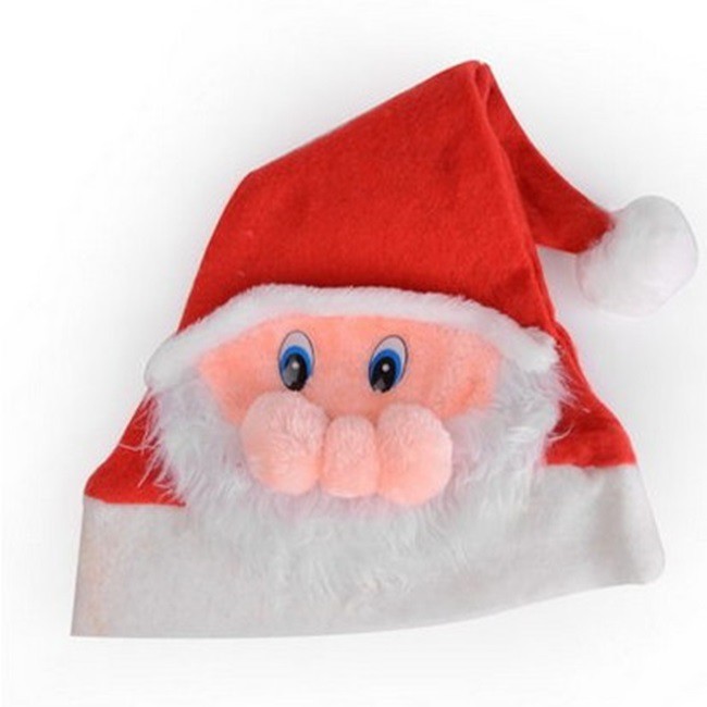 聖誕節 聖誕帽 (聖誕老人款) 聖誕不織布帽子 聖誕節帽子 耶誕帽 聖誕老人帽子 變裝 表演 派對-細節圖6