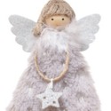 聖誕樹掛件 愛心天使 公仔吊飾(天使) 聖誕節 絨毛玩偶 耶誕節 聖誕派對 居家 裝飾 布置-規格圖7
