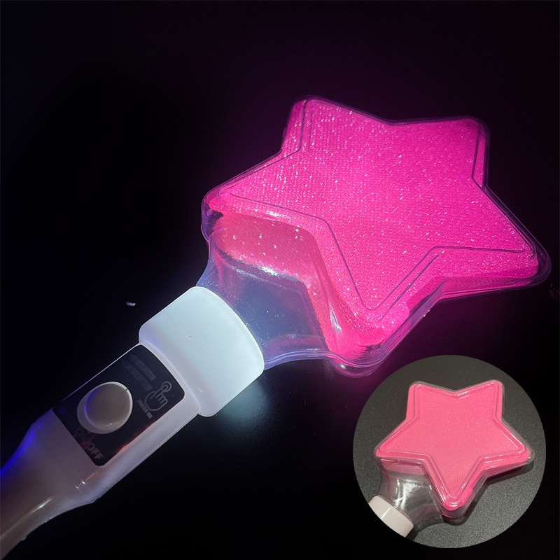 LED 星星發光棒 閃光棒 (五角星) 星星手燈 螢光棒 加油棒 演唱會 星星棒 應援 尾牙 派對【A220002】-細節圖5