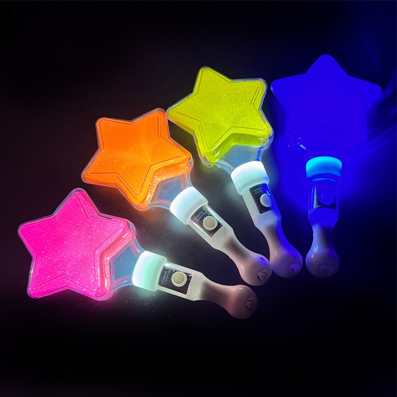 LED 星星發光棒 閃光棒 (五角星) 星星手燈 螢光棒 加油棒 演唱會 星星棒 應援 尾牙 派對【A220002】-細節圖9