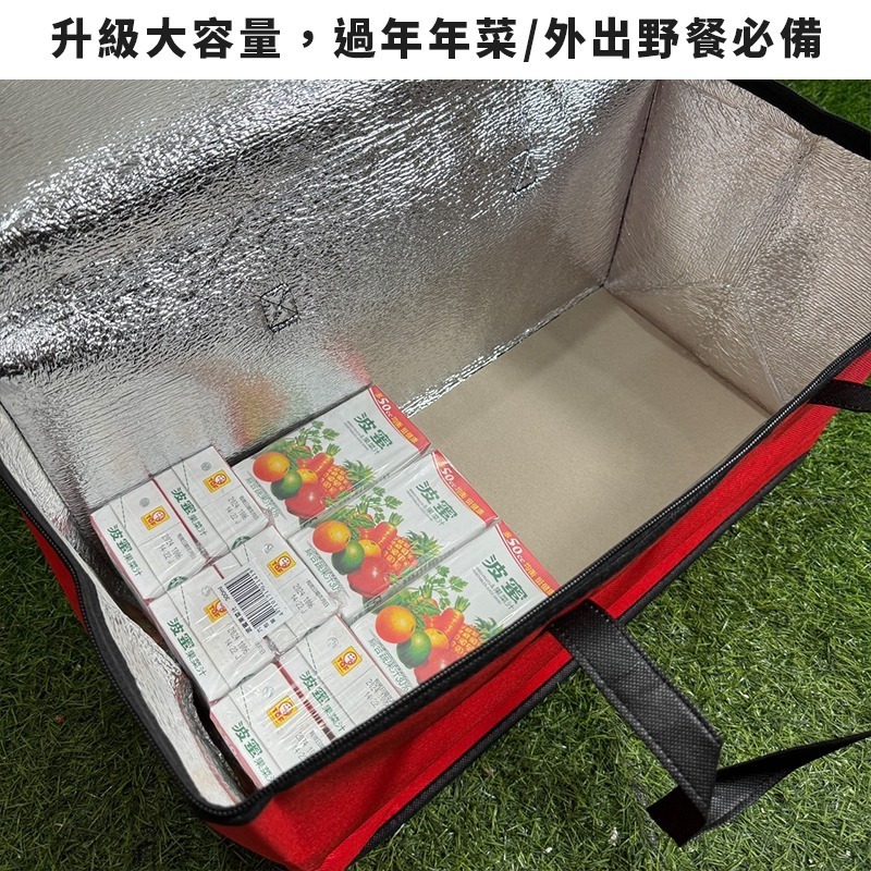 年菜外帶提袋 保溫袋 佛跳牆 年菜外帶 過年 喜慶 春節 保冷袋 環保袋 不織布袋 野餐袋 【S33004304】-細節圖6