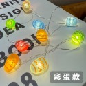 LED 復活節 燈串 銅線燈 200cm 造型燈串 DIY燈條 兔子燈 雞蛋燈串 彩蛋 氣氛燈【M330022】-規格圖9