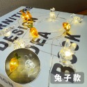 LED 復活節 燈串 銅線燈 200cm 造型燈串 DIY燈條 兔子燈 雞蛋燈串 彩蛋 氣氛燈【M330022】-規格圖9