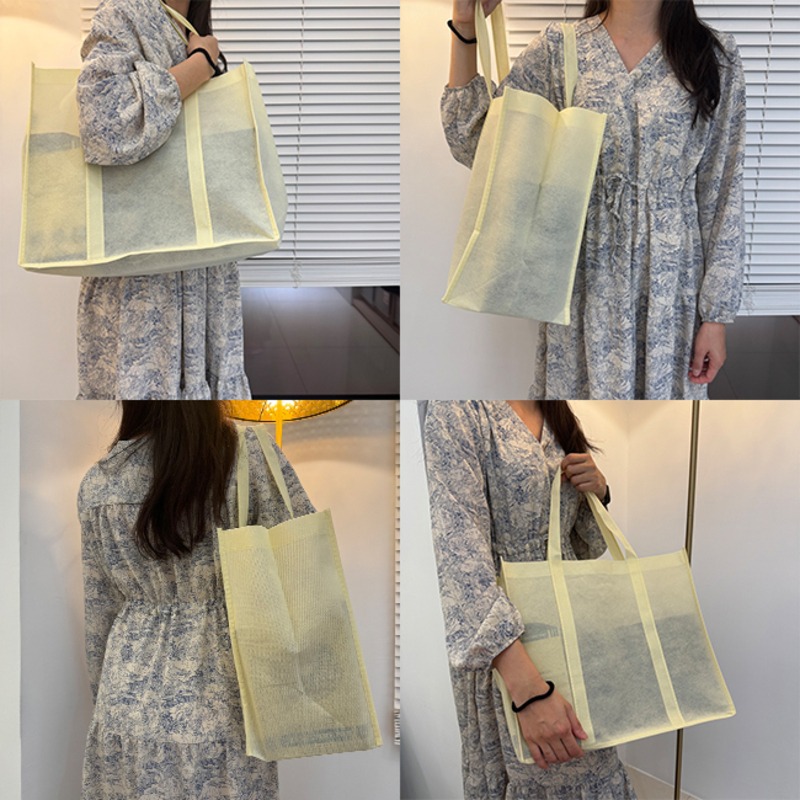 印LOGO 購物袋 不織布 手提袋 (雙條 20cm寬) 方底 便當袋 大容量 環保袋 提貨袋【S330248】-細節圖8