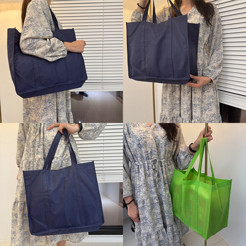 印LOGO 購物袋 不織布 手提袋 (雙條 20cm寬) 方底 便當袋 大容量 環保袋 提貨袋【S330248】-細節圖9