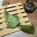 端午節 香包 流蘇香囊 (梅花袋) 古風香包 錦緞香包 刺繡錦囊 艾草 護身符 祈福 香袋【M000002】-規格圖8
