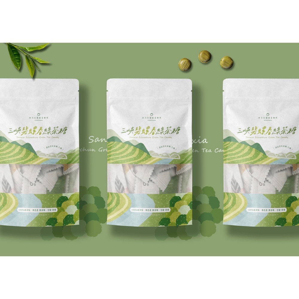 【禾乃川】-碧螺春茶糖105g X4包/組-細節圖10