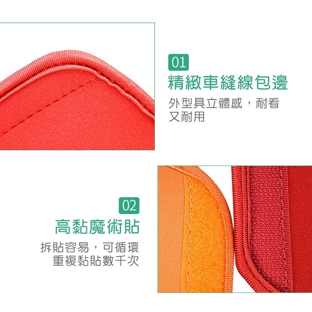 ⚡台灣現貨⚡行李扶手套 嬰兒車扶手保護套 防水扶手套 可拆式手推車扶手套 保護套 潛水布 把手保護套-細節圖4