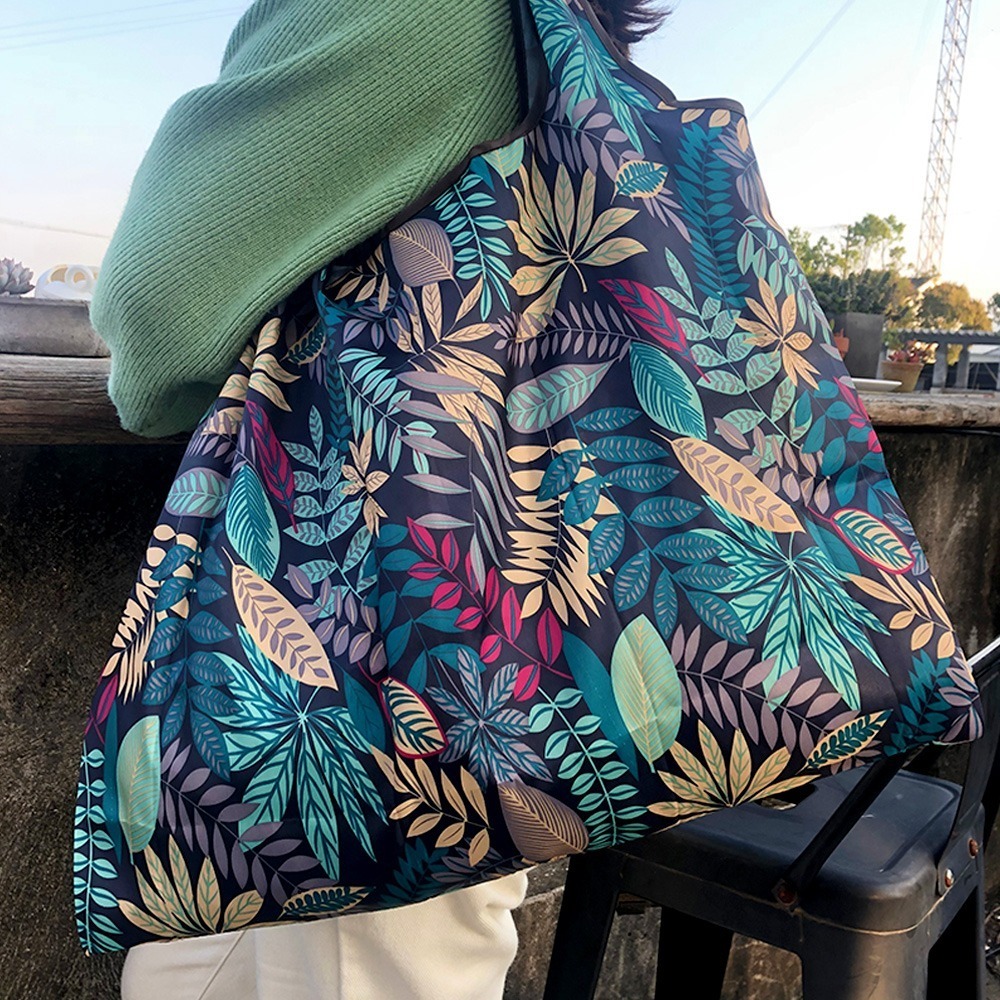 【小鵲幸】可摺疊購物袋 大容量購物袋 可水洗購物袋 隨身購物袋 環保購物袋 多款可選-細節圖5