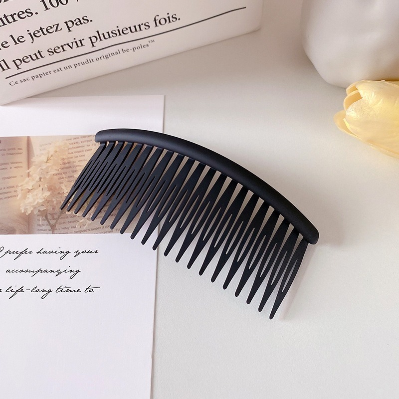 11公分磨砂插梳《黑色》