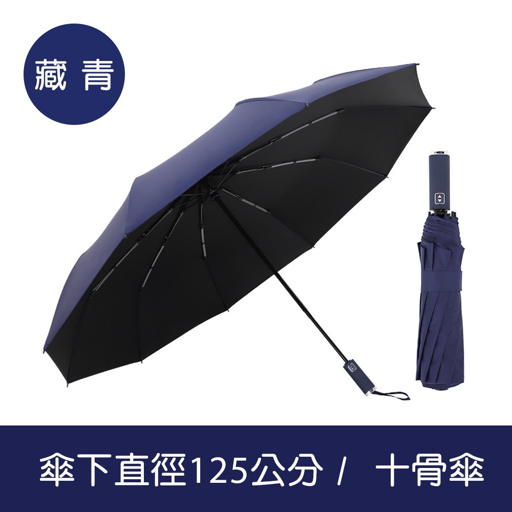 【小鵲幸】晴雨二用自動摺疊傘 十骨傘 加大摺疊傘 四種顏色-規格圖8