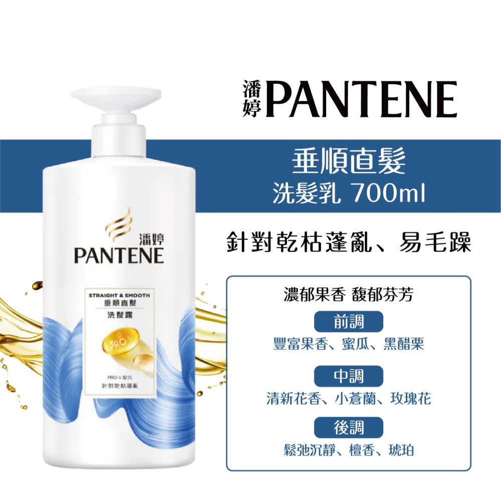 【Pantene潘婷】Pro-V洗護系列700/新650ml-(洗髮乳/潤髮精華素)-細節圖9