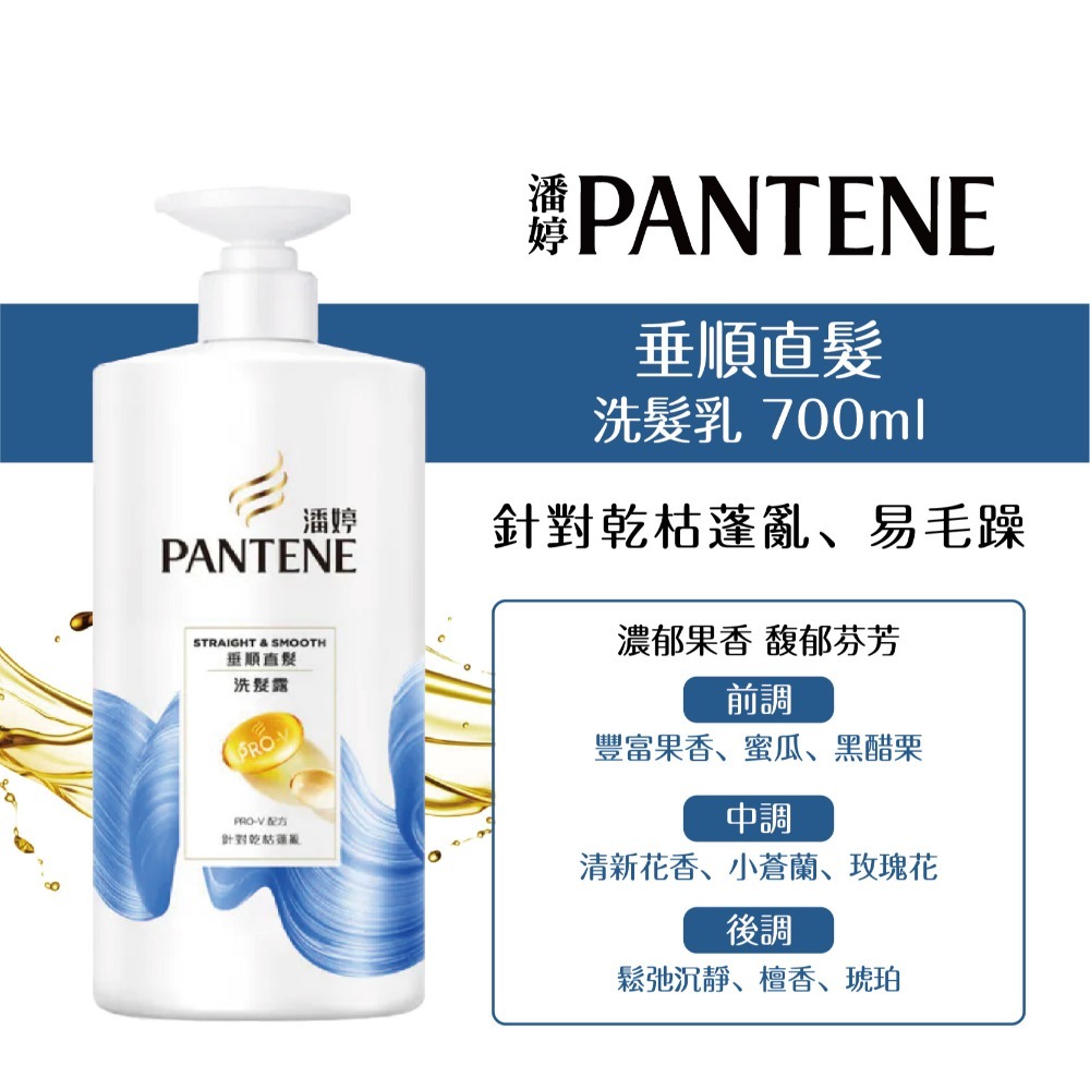 【Pantene潘婷】Pro-V洗護系列700/新650ml-(洗髮乳/潤髮精華素)-規格圖11