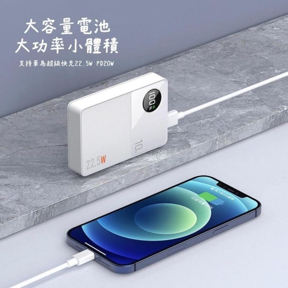 【ONAIR】迷你快充液晶行動電源Q8-(經典黑/純淨白)-細節圖4