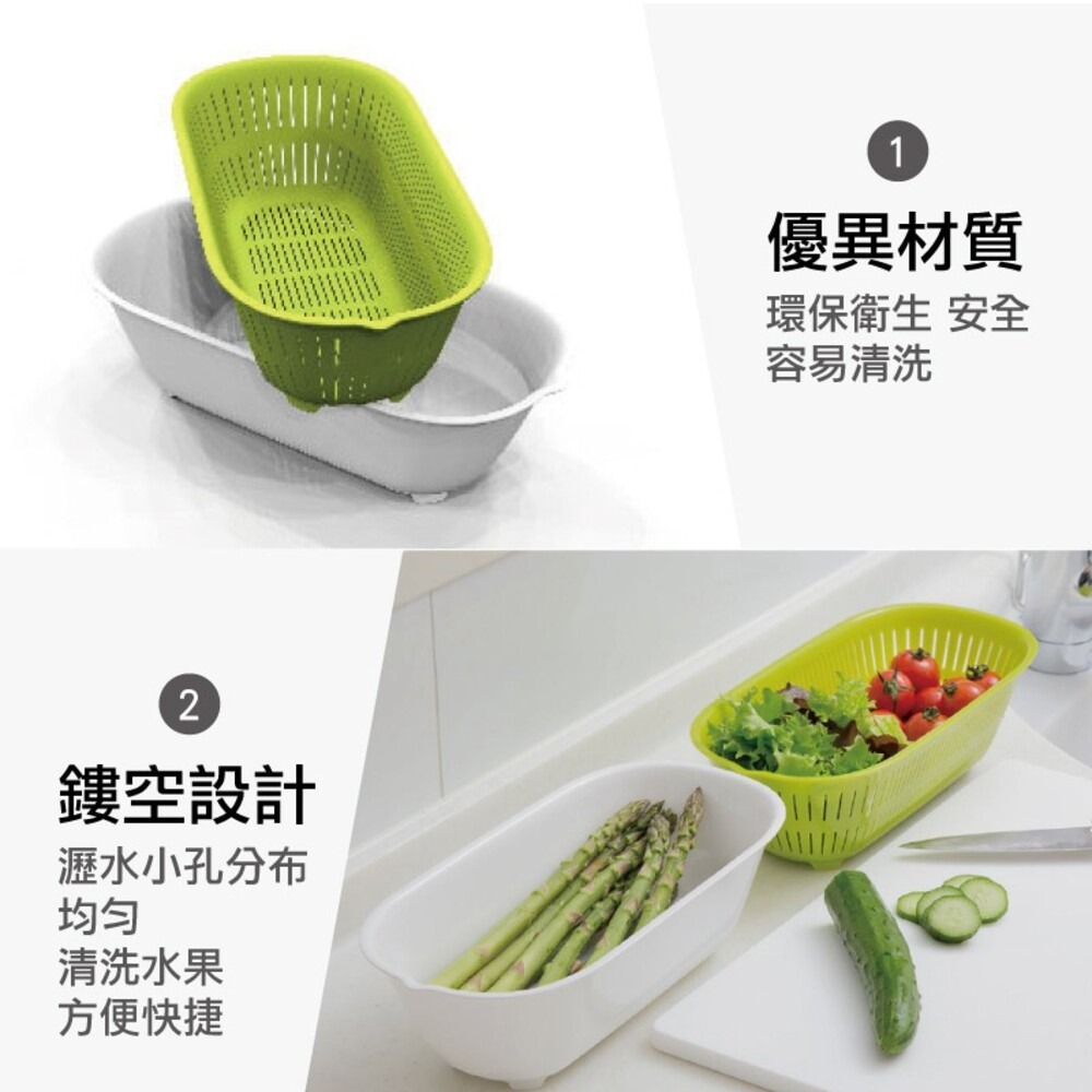 【KOKUBO小久保】長型瀝水籃/盆-細節圖3