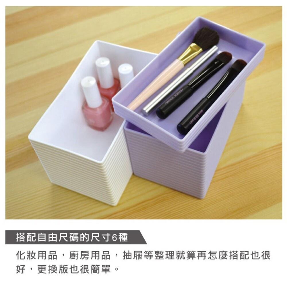 【KOKUBO小久保】可堆疊收納盒-白色 (多種尺寸) 抽屜收納 桌面收納 可層疊-細節圖8