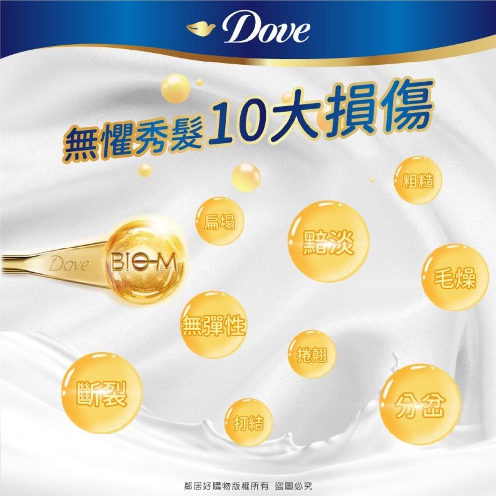 【Dove多芬】全新升級胺基酸系列洗髮乳/潤髮乳700g-細節圖6